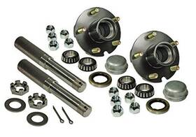 Akrd-2200545 Rigid Hitch Pair Of 5-bolt On 4-1/2 Inch Hub Assembly Includes 2 1-1/16