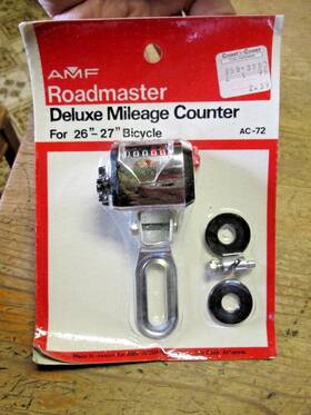 Ac-72 Roadmaster Nos Afm Deluxe Mileage Counter 26 Inch -27 Bikes