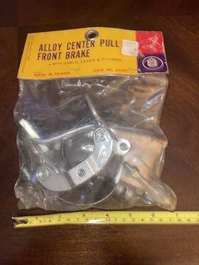 20297 Royce Union Vintage Alloy Center Pull Front Brake Kit Assembly No New