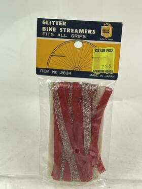 2834 Royce Union Bicycle Bike Sparkle Glitter Red Streamers Nos Factory Sealed