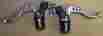 Rx-3 Odyssey Oldschool Bmx Brake Levers Set Used Black Silver 1st Generation