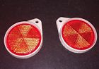 Sae-a-72 Bike Sae Set 72 Red Bicycle Vintage Frame Reflectors 22 Gulco