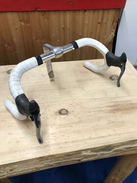 Cmb-201 Sakae/ringyo Sr Custom Modolo Anatomic Bend Handlebar With Dynamic 2 Nitto Stem Road Bike