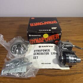 Nh-050sbe Sanyo Vtg Dynapower 6v 3w Tire Generator Bike Light System
