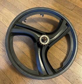 0507025 Sate-lite Vintage 16 Inch 3-spoke Bmx Rear Mag Wheel And 16t Sprocket