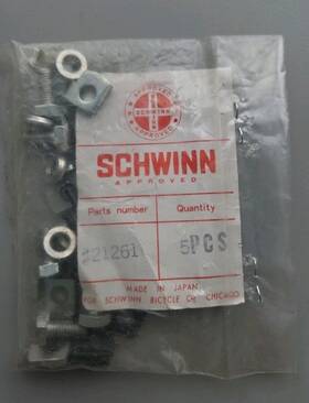 21261 Schwinn Vintage Approved 5pcs Parts Kit