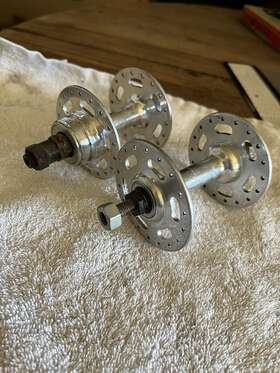 4926 Schwinn Pair Vintage 36-hole Hub Sting-ray Scrambler Bmx Cruiser 1970