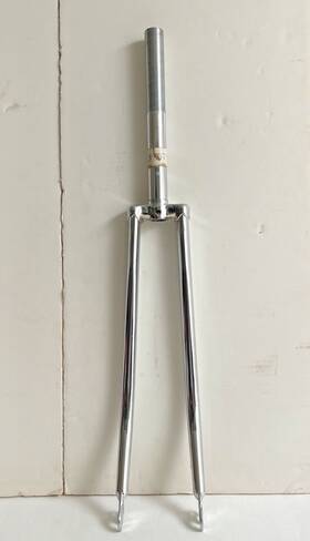 53577 Schwinn Fork 27 Inch 1 Threaded Tubular Chrome Blades For Vintage Large Road Bikes