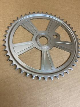 Gt04956 Schwinn Old 46t Chrome Plated Bmx Chainring