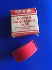 Schwinn Red Cotton Cloth Handlebar Tape Wrap Vintage Nos