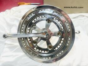 Sa2574 Schwinn Crank Set 52 39 Vintage Bicycle One Piece Complete