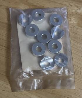 Schwinn Weinmann 51w-17241 Nos Pack Of 10 Brake Caliper Spacer Pivot Bolt Washers Stingray Fastback