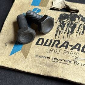 134-0300 Shimano Vtg Nos 1970s 1st Gen Dura-ace Crank Arm Bolts Pair 14mm 7200 7100