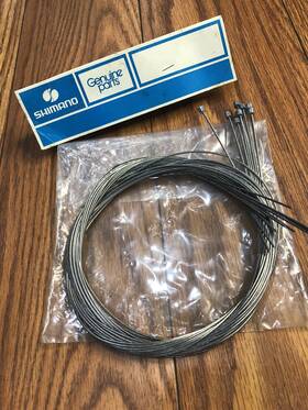 6001621 Shimano Qyt 10 Gear Shifter 1600mm Road / Mtb Inner Front Cables Nos