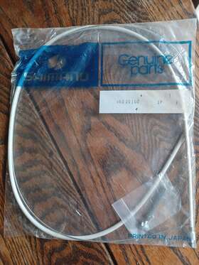 6020100 Shimano Vintage Nos 3s Cable For 3 Speed Hub White Housing #6020100