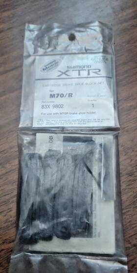 Shimano 83x-9802 Vintage Mtb Cantilever Brake Pads M70/r