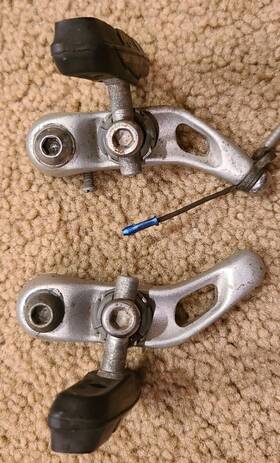 Br-mc10 Shimano Vintage Mc-10 Alivio Cantilever Brake Set Silver Gt