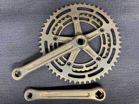 Shimano Fc-7110 Dura-ace Ex 170mm 52t/39t Crankset 9/16 Silver