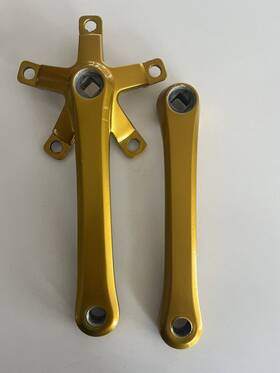 Fc-8124 Shimano Old School Bmx Crank Arms Cranks 175mm 110 Spider Crankset