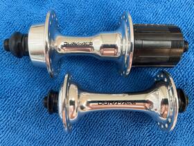 Hb-7400-f Shimano Hb-7400-f/fh-7403 Dura-ace Hubset Front And Rear 8-speed 32-hole Hubs