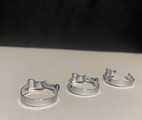 Ka-210 Shimano Vintage Dura Ace Top Tube 1 Inch Cable Guides Outer Band Clamps Set Of 3