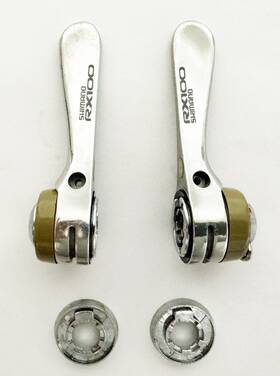 Shimano Sl-a551 Vintage Rx100 Light Action 8-speed Downtube Shifters - Used