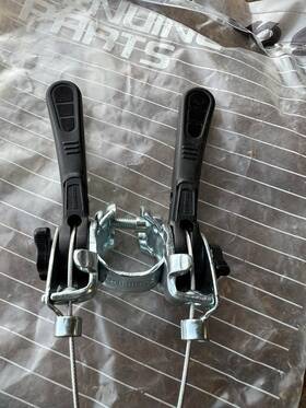 Sl-qp10 Shimano Nos Vintage Stem Mount Shifters Road Friction 10 Speed