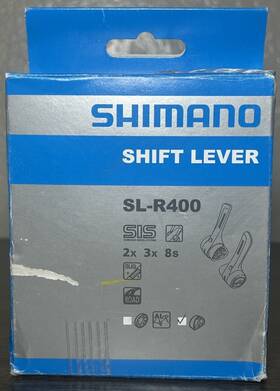 Sl-r400 Shimano Sora Double/triple 8-speed Braze-on Shift Lever Set 2x 3x 8s New