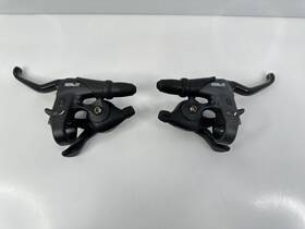 St-m095 Shimano St-m035 Vintage Deore Xt Mtb Brake Lever And Shifter Set Black Japan