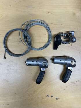 Slj2615 Simplex Cross Commande Bar End Friction Shifting Levers Set Nos