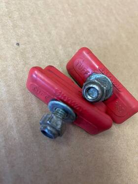 Gt04097 Skyway Tuff Pad Brake Pads Red Originals Vintage Bmx