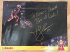 Specialized Bicycle Components Tj Lavin Signed Poster Bmx Dirt Jumping