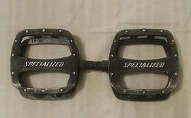 Lu-215 Specialized Vintage Fatboy Bmx Or Mtb Alloy Platform Pedals 9/16 Inch Black