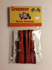 Speedway Handlebar Streamers Set Of Retro Vintage Red Black Bike