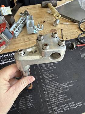 Sr Bin8 Vintage Mtb Stem Sakae Quill - Old School 1980s 4 Bolt 22.2 Silver