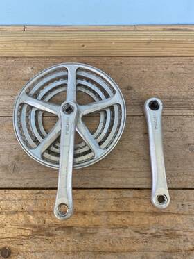 Sr Custom Cranks-50 Rare Old School 170mm Custom-a Triple Cranks-50/42/36t-mountain Tour-bike