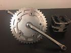 Mp-470 Sr Vtg Oldschool Bmx Gt Crankset Stamped Power Disc Ring