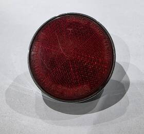 R-169 Stanley Vtg Bike Motorcycle Reflector Round Red Rear With Bracket Japan