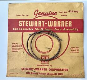 426799 Stewart Warner Bicycle Speedometer Inner Core Shaft 23 1/4 Inch For 20 Vintage Nos