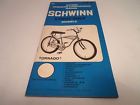 Tornado1978 Sting-ray-tornado Schwinn Owners Manual 9 Sting-ray Bicycles Very Good Condition Boys