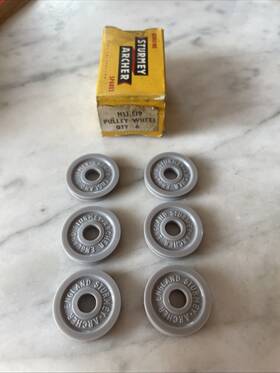Hsj.519 Sturmey-archer Vintage New-in-box Six 6 Pulley Wheels Hsj.519. Nj