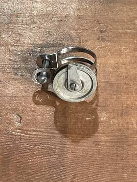 Hsj-520 Sturmey-archer Vintage 60s/70s Shimano 1 Inch Steel Pulley Wheel And Clip Nice