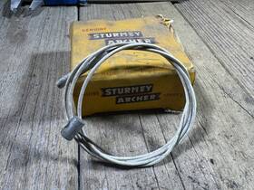 Hsj-598 Sturmey-archer 3 Speed Cable Hsj 598 Vintage Muscle Bike Bicycle 850 Mm Long Nos