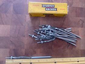 Sturmey-archer L.120z Vintage Nos Box Of 12 Indicator Chains L120z 5-5/8 Inch . Nj