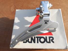 Fd-3500 Suntour Vintage Xc Front Derailleur Triple Crankset Mtb Mountain New Nos 28.6mm