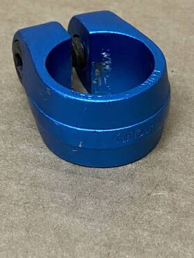 Gt04270 Suntour Forged Japan Og Blue Anno Vintage Bmx Seat Post Clamp