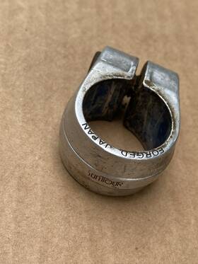 Gt04359 Suntour Seat Post Clamp Silver Vintage Bmx