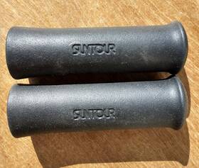 Q1-cp10 Suntour Vintage Ftviceft Bar Grips Mtb Mountain Nos Custom Street Build 105mm