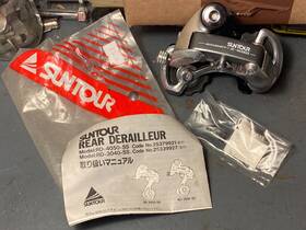 Suntour Rd-4050-ss Vintage Nos Accushift 6-speed Rear Derailleur Index