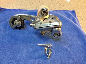 Rd-5400 Suntour Superbe Tech-gtl Derailleur With Nos Tubular Guide Stop